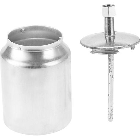 Pot de peinture pneumatique 1000 ml pour pistolet à peinture, accessoire en métal, réservoir de pulvérisation (01) (1/5)