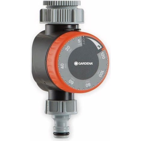 Minuterie d'arrosage : interrupteur automatique pour robinets d'eau 26,5 mm (G 3-4) ou 33,3 mm (G1), durée d'arrosage [3]