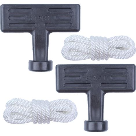 Corde de poignée de démarreur pour Honda GX100 GX120 GX160 GX240 GX270 GX390 tondeuse, poignée de démarreur, corde de démarreur (1/5)