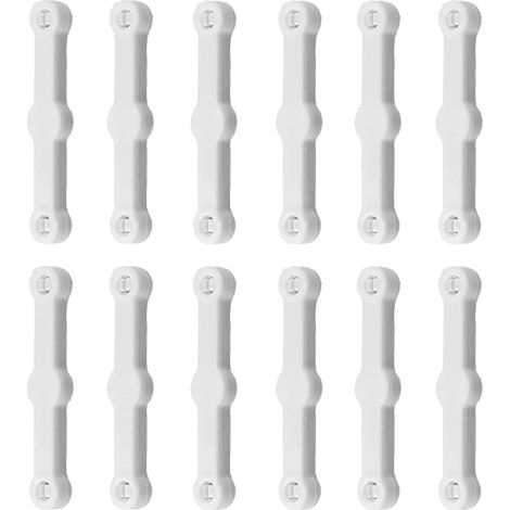 Lntyq 12 Pièces Bandes De Fixation De Moustiquaire Anti-Moustique, Support De Moustiquaire De Fenêtre Pratique, Clip De Moustiquaire De Fenêtre Sans Perforation, Filets Anti-Insectes (1/5)