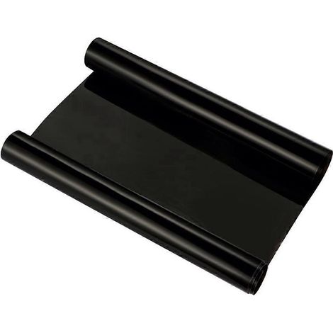 Autocollant pour voiture, film vinyle teinté fumé pour phares antibrouillard et feux arrière (transparent)-Black (1/2)