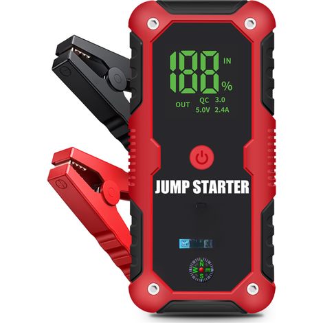 Arrancador portátil de batería de 20.000 mAh para coches, camiones y motocicletas. Cargador de batería externo. (1/5)