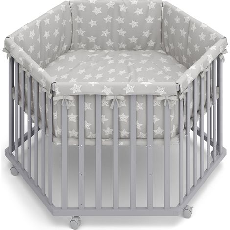 Box Estrella, Grigio, 128 x 110 cm 6 angoli, Vitalispa