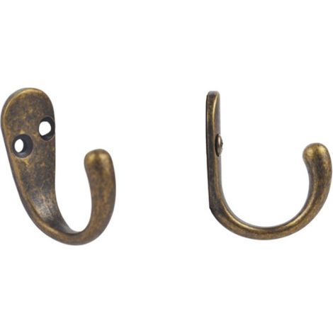 Petit crochet porte mur rideau armoire acier inoxydable fort crochet porteur 5 couleurs bronze