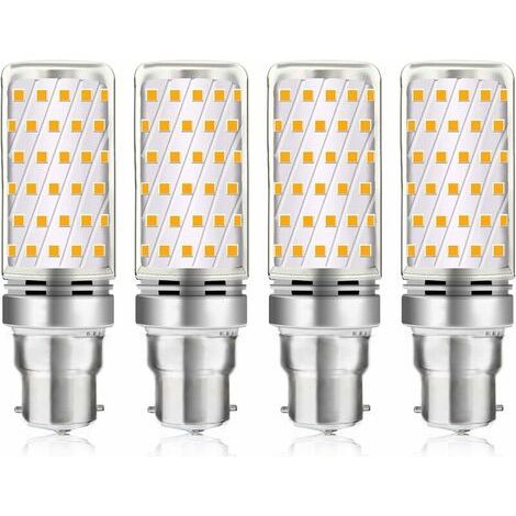 Ampoule LED Mais B22 16W Blanc Froid 6000K, 1600LM, Équivalent Halogène B22 100W-120W, AC 230V, Ampoule B22 pour Garage/Studio, non-dimmable, lot de 4 (1/5)