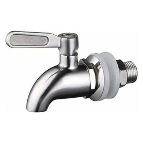 Distributeur Boissons Acier Inox, Robinet Remplacement pour Fermenter, Jus de Boisson, Spigot pour Homebrew. (1/3)