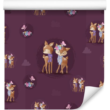 Papel pintado decorativo con estampado para salón y dormitorio, 50x1000 cm. (1/5)