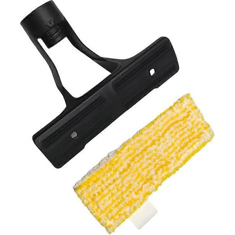 Accessoire de rechange pour nettoyeur de vitres Karcher WV1 WV2 WV5 WV7 : flacon pulvérisateur, autocollant en nylon et lingette de nettoyage (1+1). (1/5)