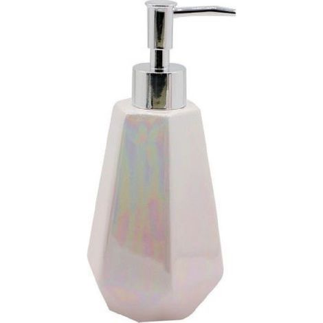 Cleafe - Dispenser Sapone Liquido Esagonale Effetto Visivo Accessori Arredo Bagno 79939 - (1/2)