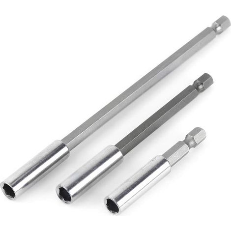 3 Rallonge de perceuse électrique Hex-shank magnétique Pour la plupart des visseuses électriques forets et embouts (1/5)