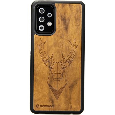 Custodia in legno per Samsung Galaxy A52/A52s 5G IMBUIA DEER (1/4)