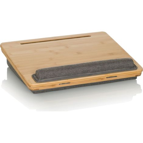 Laptopunterlage / Laptop Kissen COMFILAP III 42 x 34 cm, einstellbar braun / grau hjh OFFICE (1/5)