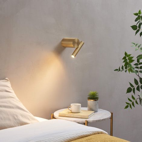 Applique liseuse orientable et dimmable design finition doré - Isévia (1/5)