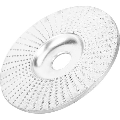 Hobelscheibe zum Schleifen, Schnitzen und Formen von Holzbearbeitungsteilen für Winkelschleifer, 100 mm, Silber (1/5)