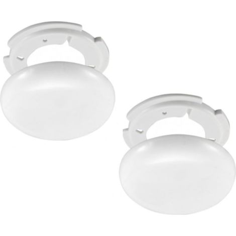 Lot de 2 boîtes de jonction blanches Ø 13 cm – Boîte de distribution de plafond ultra plate de 1,5 cm (1/5)