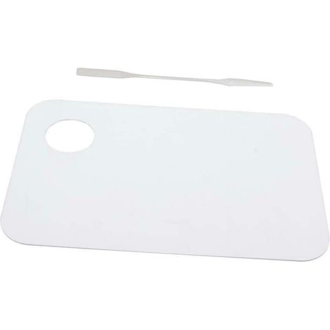 Palette de peinture acrylique transparente, outil de peinture carrée pour peinture à l'huile (1/4)