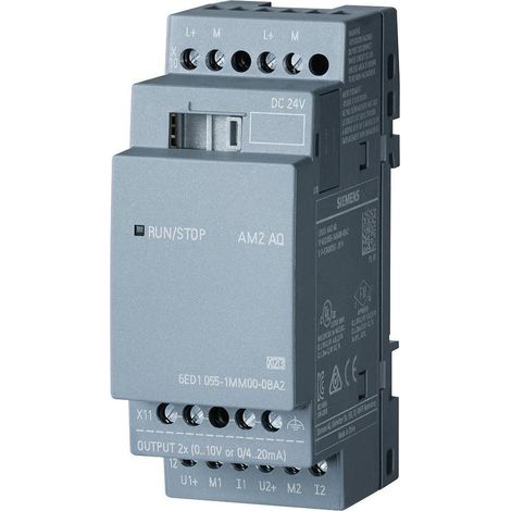 Siemens LOGO AM2 AQ 0BA2 Modul Erweiterung kompakt IP20 (1/5)