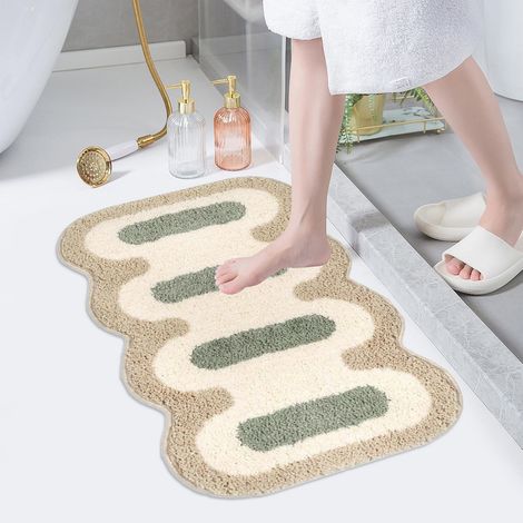 Tappeto lavabile, tappeto moderno per ingresso, tappeto antiscivolo per cucina, zerbino per interni di soggiorno e camera da letto, piccolo, morbido (1/5)
