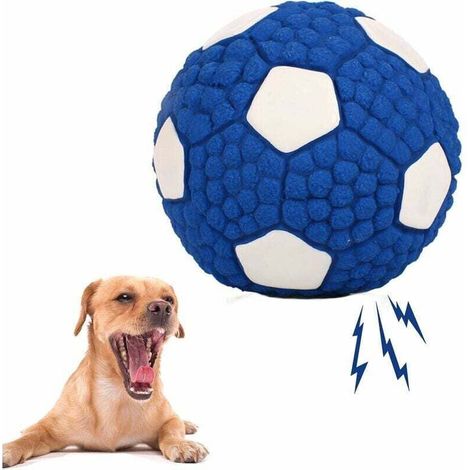 Jouet indestructible pour chien , balle pour chien, jouet couineur, jouet à mâcher pour chien, jouets couineurs pour chiens de petite et moyenne taille, pour le brossage des dents (1/4)