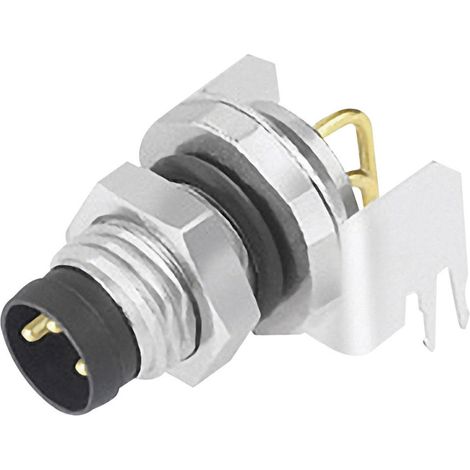 binder 09 3419 82 03 Sensor-/Aktor-Einbausteckverbinder M8 Stecker, gewinkelt Polzahl Sensoren: 3 1 (1/2)