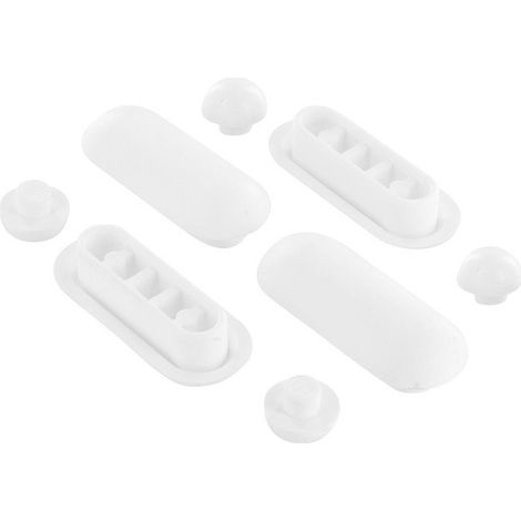 Ideal Standard - Multi Suites, Set gommini originali per sedile, Paracolpi per copriwater, EV28567, Bianco