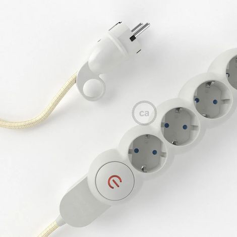 Multiprise Creative Cables m1t4b03rm00 3680W câble rayonne 3m (1/3)