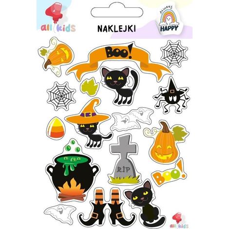 3 autocollants d'Halloween pour enfants