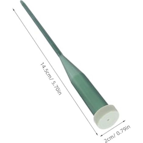 Lot de 25 tubes d'eau florale avec bouchons de 14 cm en plastique pour arrangements floraux (1/5)