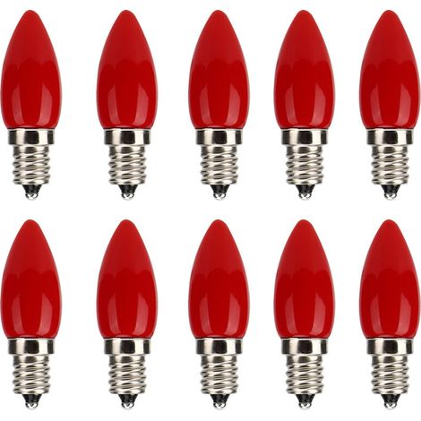 Jeffergarden Mini ampoule LED E12 1.5W AC 230V, 10 pièces, pour éclairage d'armoire de maison et d'htel-DOU