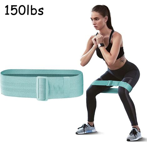 Resistance Band - Adjustable Buckle - Cotton Latex Fabric - For Legs And Glutes Training - 5 Pieces (1/5)