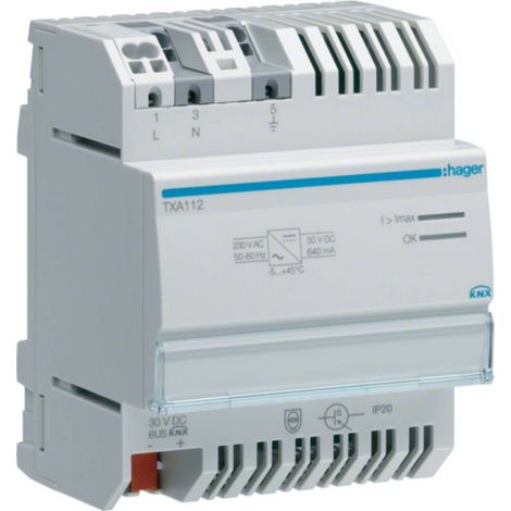 HAGER  BLOC ALIMENTATION 640 MA (1/2)