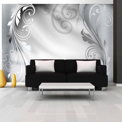 Papier Peint "Silver Ornament" 140 x 200 cm (1/2)