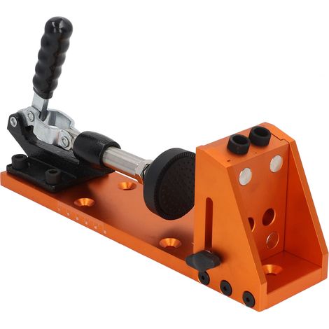 Gabarit de perçage oblique à 15 degrés pour trous de poche, guide de perçage, gabarit de positionnement, kit d'outils (1/5)