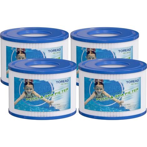 Lot de 4 filtres de rechange de type S1 pour cartouches de piscine Easy Set 11692 (1/5)