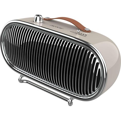 Chauffage céramique rétro 1500 W beige