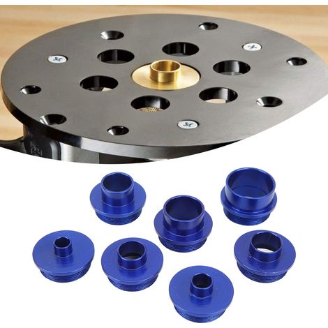 Satz mit 10 Bakelit-Fräshülsen, profilierte Aluminiumlegierungshülsen (1/5)