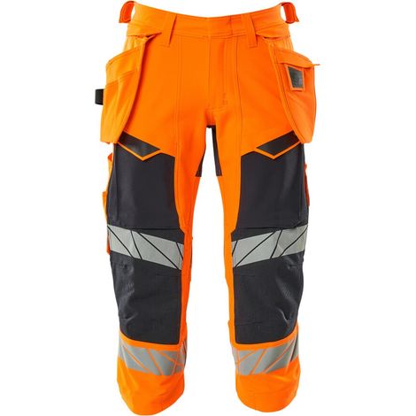 Mascot Dreiviertel-Hose 19049-711-14010 Gr. 54 hi-vis orange/schwarzblau (1/4)