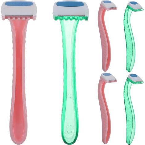 Rasoir pour Femmes 6 Pieces Epilation Bikini Aisselles Jambes Mixte (1/5)