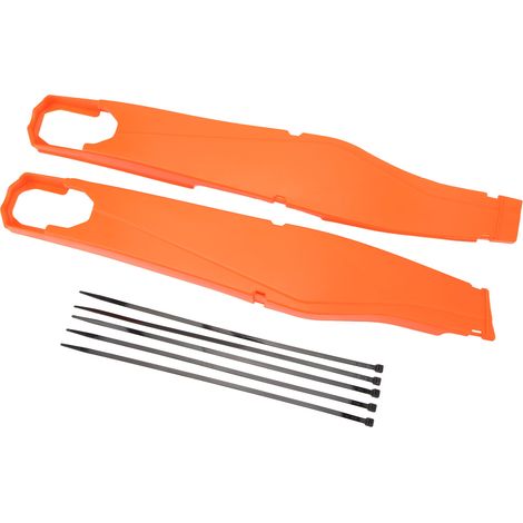 Paire de protections de bras oscillant avant arrière anti-poussière, compatible EXC 125-500, orange givré (1/5)