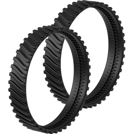 Lot de 2 Chenilles pour Zodiac MX8 MX6 - Roue Robot Nettoyeur Piscine Rechange R0526100 (1/5)