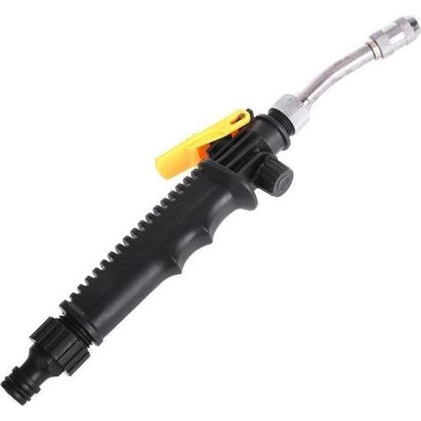 Lance de lavage haute pression 2-en-1 portative avec buse réglable pour lavage auto et jardinage, pulvérisateur d'arrosage polyvalent (1/5)