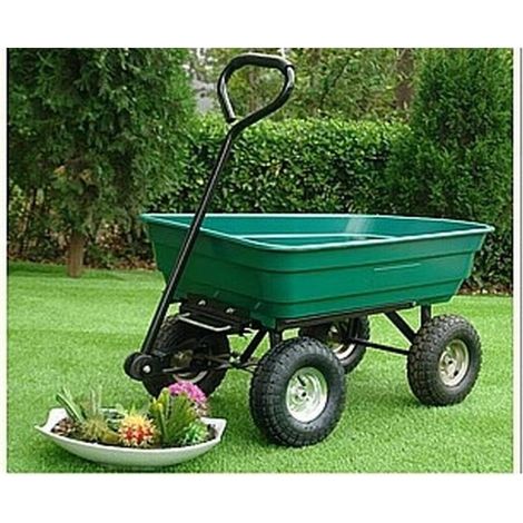 Chariot de Jardin 75L 95x50x108 cm - Capacité 200 kg - Pratique et Résistant - Usage intensif - Beast (1/5)