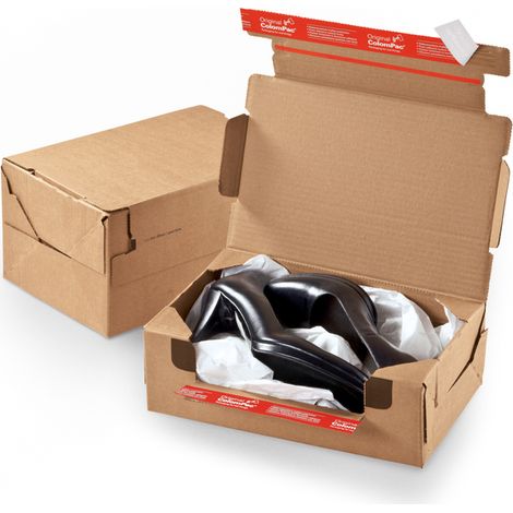 Lot de 10 Boîte d'expédition aller retour 28,2 x 19,1 x 14cm