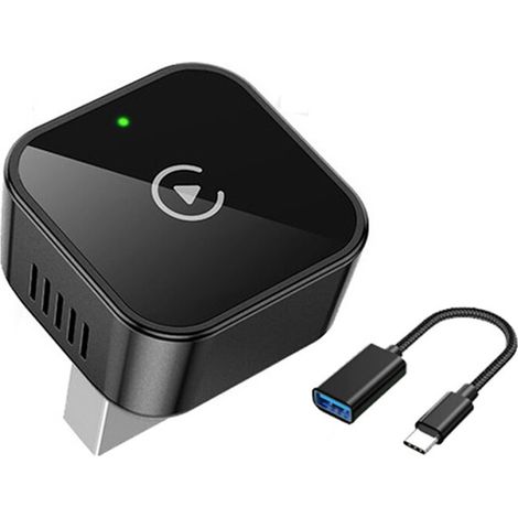 Adaptateur CarPlay sans fil pour Android Auto, adaptateur CarPlay filaire vers USB sans fil, plug and play. (1/3)