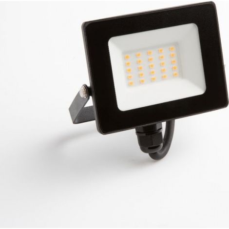 Faro LED 20W 4000K 1800lm IP65 nero Ecolight EC79857