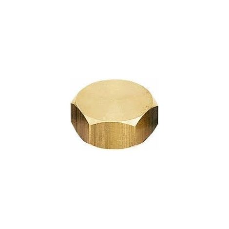 Bouchon femelle en laiton massif, 1/2 pouce, sac de 5 pièces