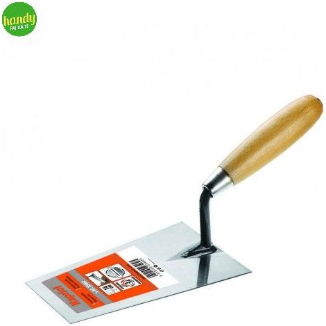 Cazzuola Morganti punta quadrata manico in legno cm18