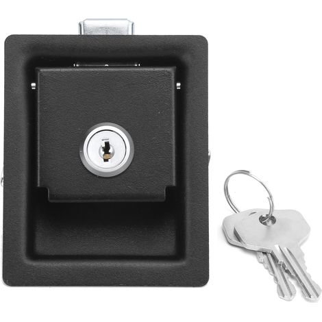 Serratura per porta del camper con 2 chiavi universali per camper, quadri elettrici e cassette degli attrezzi per auto
