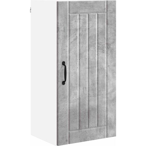 Maison Exclusive - Armadietto a muro LUCCA Grigio Cemento 40 x 31 x 80 cm