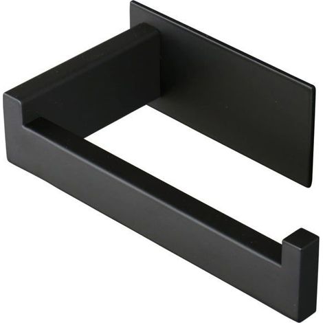 BelleRise - Porte-papier toilette, porte-papier hygiénique auto-adhésif, porte-rouleau de papier toilette en acier inoxydable antirouille (1/4)